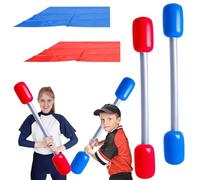 ZoneYan Jeux Gladiator Extérieur, Bâton de Combat Gladiateur JouetGonflable, Jeux de GonflablePlage, Jeux Piscine Gonflablepour Enfant, Jeu Gladiateur Gonflable avec GonflableBâtons