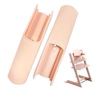 ZoneYan Lot de 2 Patins Antidérapants pour Chaise Haute Stokke Tripp Trapp, Compatible Plusieurs Modèles, Pieds Antibasculement, Protège Pieds et Extension de Pied pour Chaise Bébé