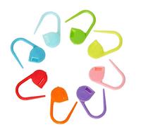 Zonfer 100pcs Crochet De Verrouillage De Point Marqueurs À Tricoter, Point Aiguille Clip, Pins Sécurité Coloré pour Outil De Verrouillage Knitting Décor Craft