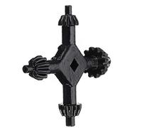 Zonfer 4-Way Chuck Key 4 En1 Universal e Mandrin Combinaison 1/2" 9/16" 5/8" 11/16