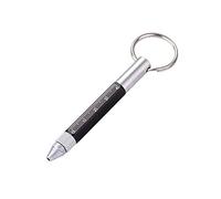Zonfer Mini 6 en 1 Outil Plume, Petit Stylet Capacitif Stylos avec Porte-clés, Règle, Stylet Tournevis, Stylo Outil Multi Fonction
