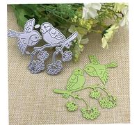 Zonfer Oiseaux sur Le Pochoir Die Coupe en Métal Arbre pour Bricoler Scrapbooking Album Embosser Cartes Papier Artisanat Die Cuts