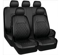 ZONFFTH Voiture Ensembles De Housses De Siège pour-Volkswagen VW EOS Coupe Cabriolet EOS Final Edition TSI 6MT DSG 2006-2015, Confortables Respirant Imperméable Antidérapant Cuir Accessoire,Black