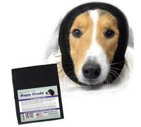 ZONI Pets Hoodie à Capuche Noir Large pour Chien - Tissu - Uni - Classique - Recommandé par Les Vétérinaires