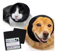 Zoni Pets, LLC Lot de 2 Sweats à Capuche Happy Black - Contenu : Un Grand et Un Petit Sweat à Capuche