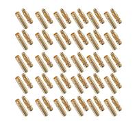Zonizforceal 30 Pairs Gold - Plated Brass Battery Connector Plug for RC Lithium Batteries, High - Current Male and Female Plug Set, Compatible with Drones, Electric Models, and EVs