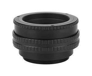 Zonizforceal Adaptateur à hélicoïde à Mise au Point réglable M42 vers M42, Tube d’Objectif Macro avec Extension de 17 à 31 mm, hélicoïde en Alliage d’Aluminium pour Le contrôle Manuel de la