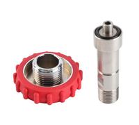 Zonizforceal Adaptateur de Bouteille de CO2 G5/8 à M16x1,5, convertisseur de réservoir de CO2 en Acier Inoxydable, connecteur de Recharge de gaz étanche pour Siphon à Soda et systèmes de