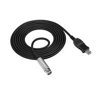 Zonizforceal Adaptateur de câble microphone USB mâle vers XLR femelle, connexion plug-and-play USB vers XLR avec convertisseur A/N intégré et amplification du signal pour l’enregistrement en