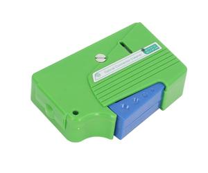 Zonizforceal Boîtier de nettoyage de la face d’extrémité des fibres optiques, cassette ergonomique de nettoyage de pigtails avec plus de 550 nettoyages pour connecteurs SC, FC, ST, LC, D4 et