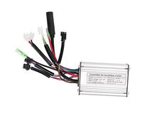 Zonizforceal Contrôleur KT 17A 36 V 48 V Contrôleur de Moteur sans balais pour vélo électrique 350 W, Onde carrée avec Double câble d’éclairage et Joint SM, boîtier en Aluminium pour Une dissip