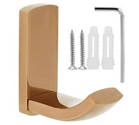 Zonizforceal Crochet mural en laiton doré rose pour vêtements, serviettes et manteaux, avec vis cachées, crochet en laiton durable et en acier inoxydable pour la cuisine, la salle de bain, la