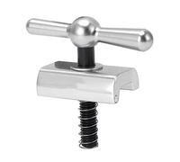 Zonizforceal Poignée de Guidon de Robinet de vélo Pliant en Alliage d'aluminium, Boucle C Pliable, pièces de vélo, Accessoires pour (Argent)