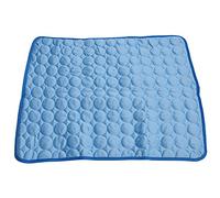 Zonizforceal Tapis de Refroidissement pour Animaux de Compagnie, Coussin de Sommeil Doux et Respirant pour Chien et Chat en été, Tapis de Refroidissement en Soie glacée à 3 Couches pour la nich (S)