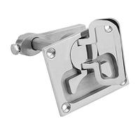 Zonizforceal Verrou de Sol à encastrer en Acier Inoxydable, loquet de Pont de Bateau avec poignée de Levage, Accessoire de Trappe Marine pour Le Compartiment de Rangement de la Cabine de