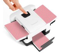 ZONJIE Mélangeur de Cartes électrique Rechargeable USB pour 1 à 2 Jeux de Cartes - Silencieux - Batterie 2000 mAh - Automatique - Compatible UNO, Skip Bo, Texas Hold'em, Poker, Blackjack