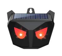 ZONJIE Répulsif pour chat de jardin - Répulsif solaire à ultrasons pour animaux - Imperméable - Énergie solaire - Répulsif à ultrasons - Répulsif anti-chat - Efficace contre les chats, les chiens, les