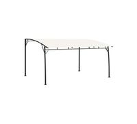 vidaXL Auvent pare-soleil de jardin 4x3x2,55 m Crème