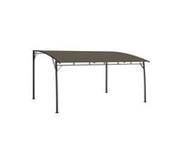 vidaXL Auvent pare-soleil de Jardin Belvédère d'Extérieur Tente de Jardin Camping Barbecue Pique-nique 4x3x2,55 m Taupe312255