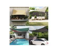 vidaXL Voile de parasol Tissu Oxford carré 6x6 m Blanc 135252