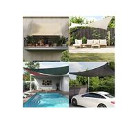 Voile d'Ombrage 160 g/m² Anthracite 3/4x2 m PEHD Ecran Solaire Terrasse vidaXL