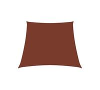 vidaXL Zonnezeil trapezium 2/4x3 m oxford stof terracottakleurig135406 G