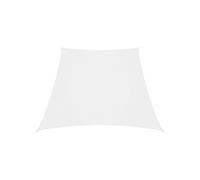 vidaXL Zonnezeil trapezium 2/4x3 m oxford stof wit135296 Blanc G