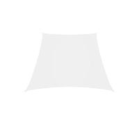 Vidaxl Voile De Parasol Tissu Oxford Trapèze 3/5x4 M Blanc