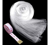 Zonon Moustiquaire de Jardin, Filet de Protection Contre Les Mouches, Les Oiseaux, la Chasse et Les Plantes aveugles (Blanc, 3 x 5 m)