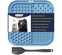 Zonopy Tapis à Lécher pour Chiens & Chats avec Ventouses, 1 Pack Carré Tapis à Lécher pour Chien à Alimentation Lente pour Soulager l'Anxiété & l'Ennui, Jouets pour Chiens pour les Occuper, Tapis de
