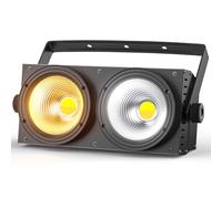 ZonQoonz 200W COB Par Lumiere Theatre, Blanc Froid/Chaud Eclairage Scene COB Effets avec D MX 8CH, Lumiere Scene pour église Mariage éclairage public Fête Halloween Noël