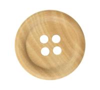 ZONSHJDKR Boutons pour vêtements Bouton en Bois de peuplier Massif 11,5 à 30 mm, for Pull, Coton et Lin, for Loisirs créatifs, Blanc(20mm (10pcs))