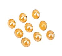 ZONSHJDKR Boutons pour vêtements Lot de 50 Boutons métalliques nacrés 10 mm, for vêtements, Couture, Bricolage, décoration, Accessoires - Rose(Yellow)