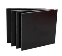 ZONSHJDKR Plaque en Fibre de Verre, 1 pièce, épaisseur 0,2 à 4 mm, Plaque gabarit Noire G10, époxy, FR4, 3D Antistatique(1.5mm,330MM x 330MM)