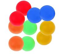 Zonster 10 Pcs Lightweight Beach Balls Remplacement PVC Beach Paddle Balls pour Activités en Plein Air Accessoires Jardin À Gazon