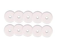 Zonster 10pcs Disques Silicone Guérison Piercing À L'arrière des Boucles d'oreilles Plaquettes Disque Transparent pour Fixation des Boucles d'oreilles