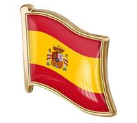 Zonster 1pc Metal Spain Drapeau Pin Badge Badge Pin Broche Broche Drapeau Espagnol Novely Cadeau Cravate Cravate Pin Badge Accessoire