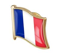 Zonster 1pc République Française Drapeau Pin Badge en Métal Épinglette Broche France De Accessoires Badges Drapeau National Nouveauté