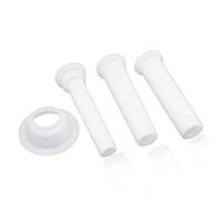 Zonster 3pcs / Set Manuel Saucisses Tubes De Remplissage, Machine À Saucisse Entonnoir avec Base De Cuisine Nozzles Outils