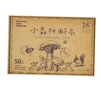 Zonster 46 Pcs/Box Vintage Animal Stamp Paper Sticker Decoration Stickers for Craft Diary Scrapbooking Planner Label Sticker