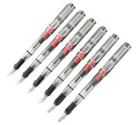Zonster 6pcs Calligraphy Parallel Pen Set 0.7mm 1.1mm 1.5mm 1.9mm 2.5mm 2.9mm Writing Pen for Gothic Letter Caligraphy Pens Stationery