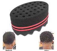 Zonster Cheveux bouclés Styling éponge Brosse Dreads Verrouillage Twist Afro Locs Style Barber Outil