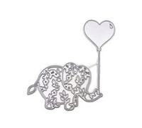 Zonster Eastshape Elephant Cuts Die Métal Animaux Embosser pochoirs pour Scrapbooking Craft Die Cut Troqueles Point Die pour Les Outils Pochoir DIY