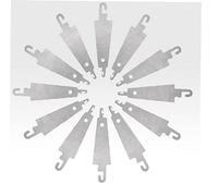 Zonster Filtre À Aiguille Crochet en Acier Inoxydable 10pcs, Broderie Croix À Point Croix - Filetage À Coudre, Outil À Coudre À Main pour Les Grandes Aiguilles pour Les Yeux