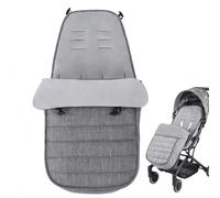 ZONSUSE Chancelière Universelle Poussette, Chanceliere Bebe Poussette Bebe Confort, Chancelière Poussette avec Fermetures Éclair, Doublées Polaire Chancelières pour Landau, Lavable et Détachable