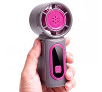 ZONSUSE Mini Ventilateur Portable, Ventilateur de Poche, Rechargeable USB-C, 5 Vitesses Réglables, Affichage LED, Léger 65g, Idéal pour Courts Trajets, Files d'Attente, Bus et Métro