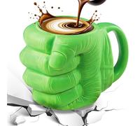 ZONSUSE Tasse Poing Super Héros 3D, Grande Tasse à Café en Céramique avec Poignée Sculptée, Cadeau Original pour Marvel Fans et Collectionneurs, Anniversaire, Fête des Pères, 700ml