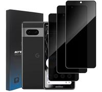 zonyee 3 Pièces Protection D'écran Anti-Espion pour Google Pixel 7, Dureté 9H Ultra Résistant Couverture Complète Film en Verre Trempé Protection D'écran pour Google Pixel 7, Déverrouillage du Visage