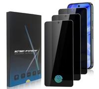 zonyee 3 Pièces Protection D'écran Anti-Espion pour Google Pixel 9A, Dureté 9H Ultra Résistant Film en Verre Trempé Protection D'écran pour Pixel 9A 6.3", Compatible avec Lecteur d’Empreinte