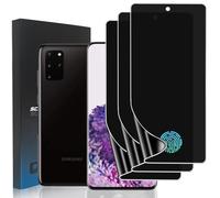 zonyee 3 Pièces Protection Écran Anti-Espion Compatible avec Samsung Galaxy S20 Plus, [Non Verre] Flexible TPU Film de Confidentialité Protecteur D'écran, Compatible Lecteur d’Empreinte